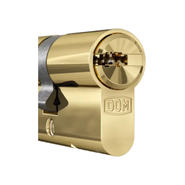 Vergoldeter DOM IX Twido Profilzylinder – Luxus trifft auf Sicherheit