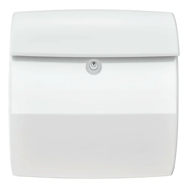 Kunststoff Briefkasten PIANO 886 Weiß, Front