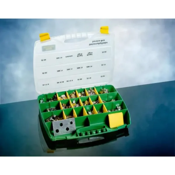 Vielseitige Sicherheitslösung: Die Zylinder Service Box von BURG-WÄCHTER bietet Universalzylinder aus vernickeltem Zinkdruckguss für unterschiedliche Materialstärken.